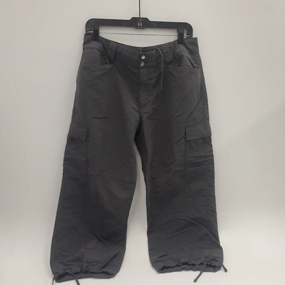 The North Face Womens Pants Gray Cargo Hiking T150+T550 Activewear Outdoor 12